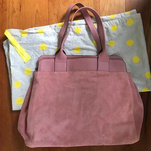 Boden Sherborne Tote; Medium size, Pink/Polkadot